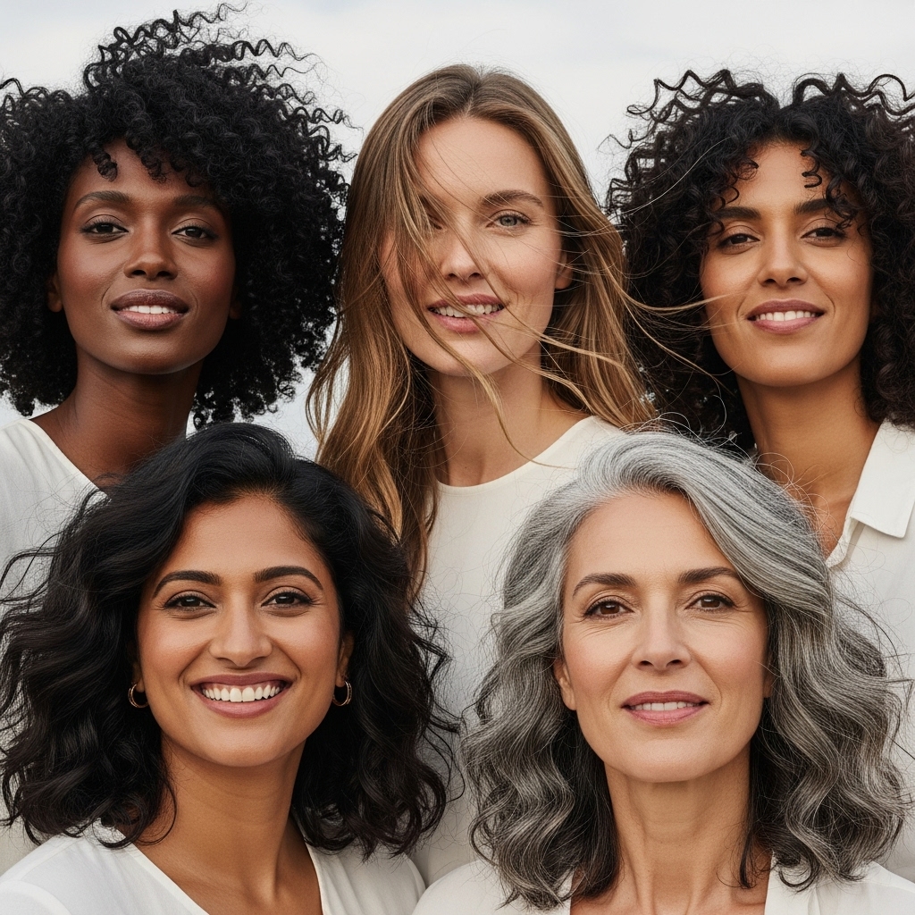 Groupe de femmes inspirées et heureuses